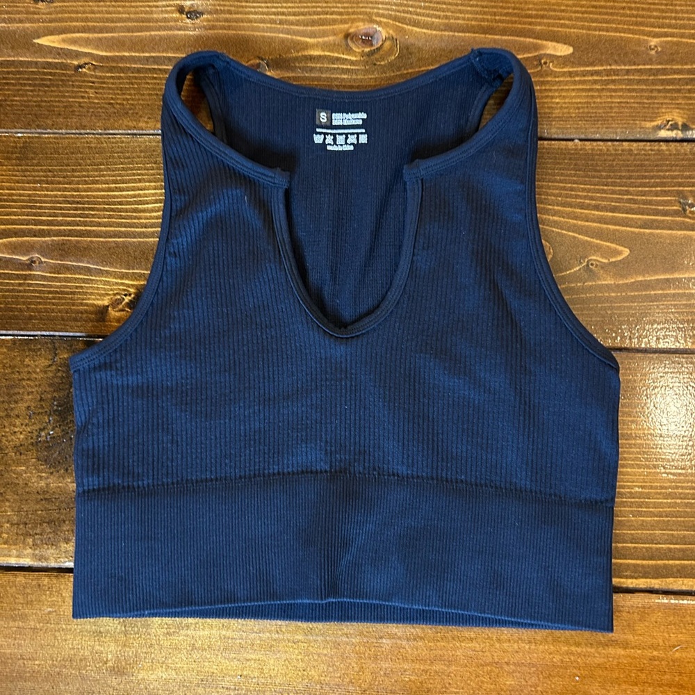 SHEIN Black Crop Top Women’s Small